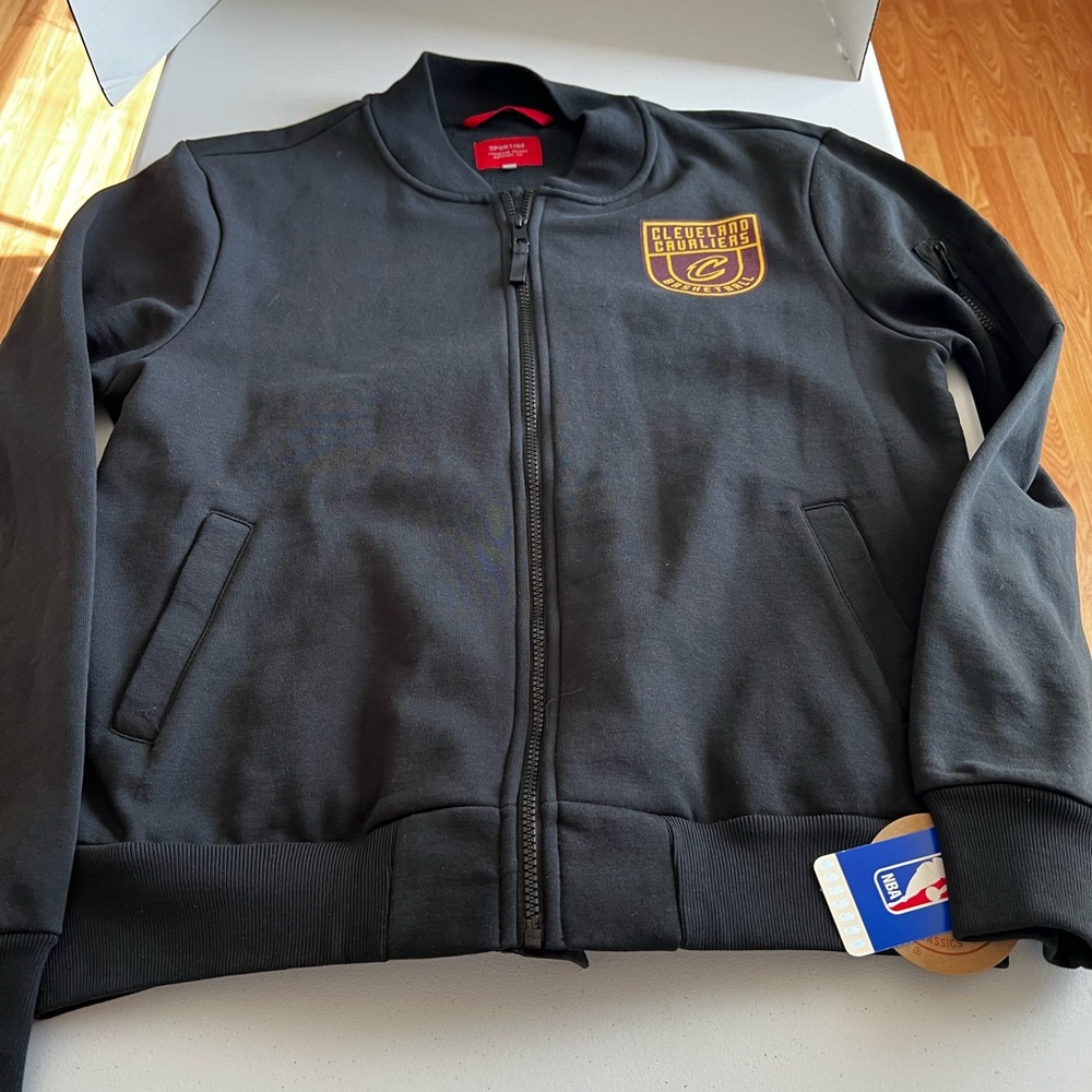 Cleveland Cavaliers Black Bomber Jacket